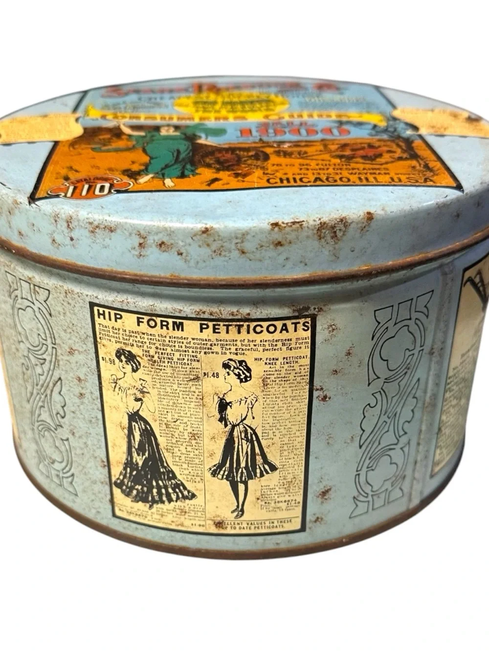 70’s Sears Roebuck & Co x Mr. Coffee Fall 1900 Consumers Guide Catalog Tin w/Lid